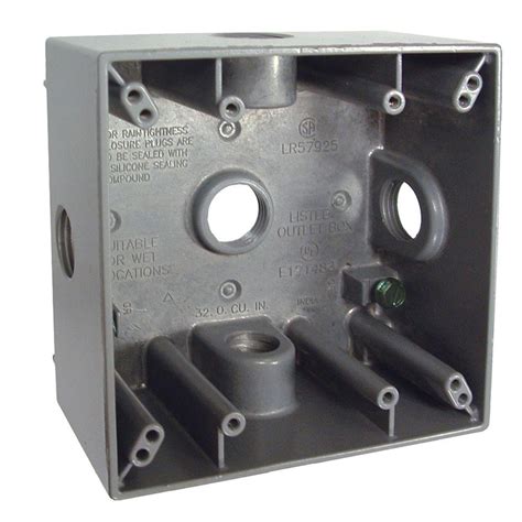 bell weatherproof electrical box dimensions|2 gang weatherproof bell box.